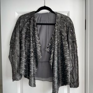 Free People Sequin Jacket